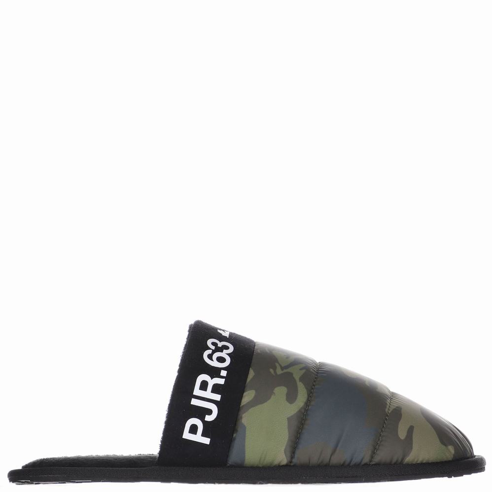 Pajar Stevie Donna Pantofole Verde Oliva Camouflage | RCK2229GP