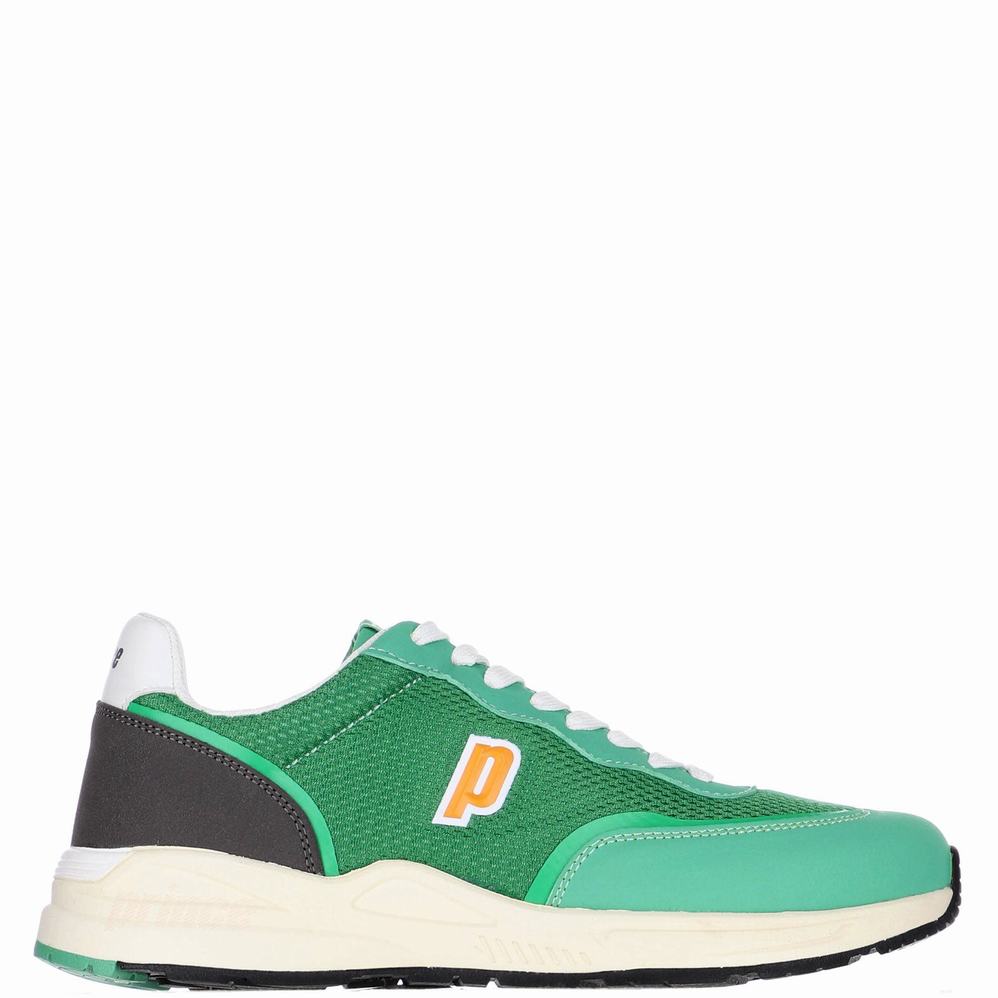 Pajar Retro P Jog Uomo Scarpe Da Ginnastica Verdi | FRS1329MF